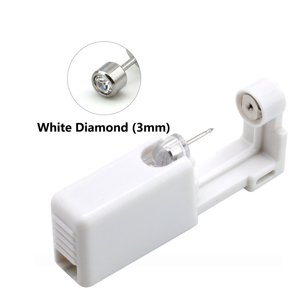 Diamant blanc argenté 3 mm