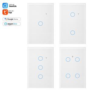 Mvava 118 chúng tôi loại Glass Bảng điều chỉnh Wifi ZigBee ánh sáng bằng giọng nói điều khiển interruptor inteligente tuya điện tường cảm ứng thông minh chuyển đổi - Product Image 1