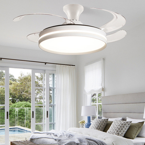 Vente en gros en usine Ventilateurs de plafond rétractables modernes Lumière LED Ventilateur de plafond à moteur BLDC réversible 3CCT avec lumière et télécommande - Product Image 4