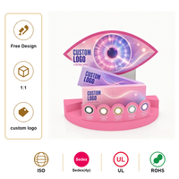 Support d'affichage personnalisé pour maquillage des yeux, destiné aux programmes de lancement de produits de marques de beauté