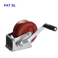 Treuil Portable 1600lbs, manuel, treuil, bateau, remorque, corde de treuil, zingué 4:1