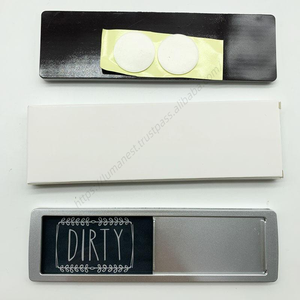 Vente en gros DD1065 – Indicateur magnétique double face pour réfrigérateur, pour l'organisation de la cuisine, signalisation Propre/Sale - Product Image 4