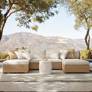 Luxury Aluminum Outdoor Garden Furniture Set with PE Rattan <b>Waterproof</b> Modern Design for Courtyard & Dining - Product Image 6