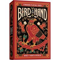 Cartes à jouer Zoe North American Birds - Cartes de jeu rectangulaires standard en papier dans une boîte en carton