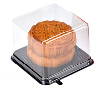 Boîtes d'emballage pour desserts en plastique PP transparent recyclable personnalisables pour gâteaux, sandwichs, matériaux écologiques et adaptés aux aliments