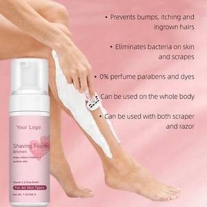 <span class=keywords><strong>Espuma</strong></span> de Afeitar de Alta Calidad para Mujer <span class=keywords><strong>con</strong></span> Manteca de Karité y Aloe Vera para un Afeitado Cómodo - Product Image 2