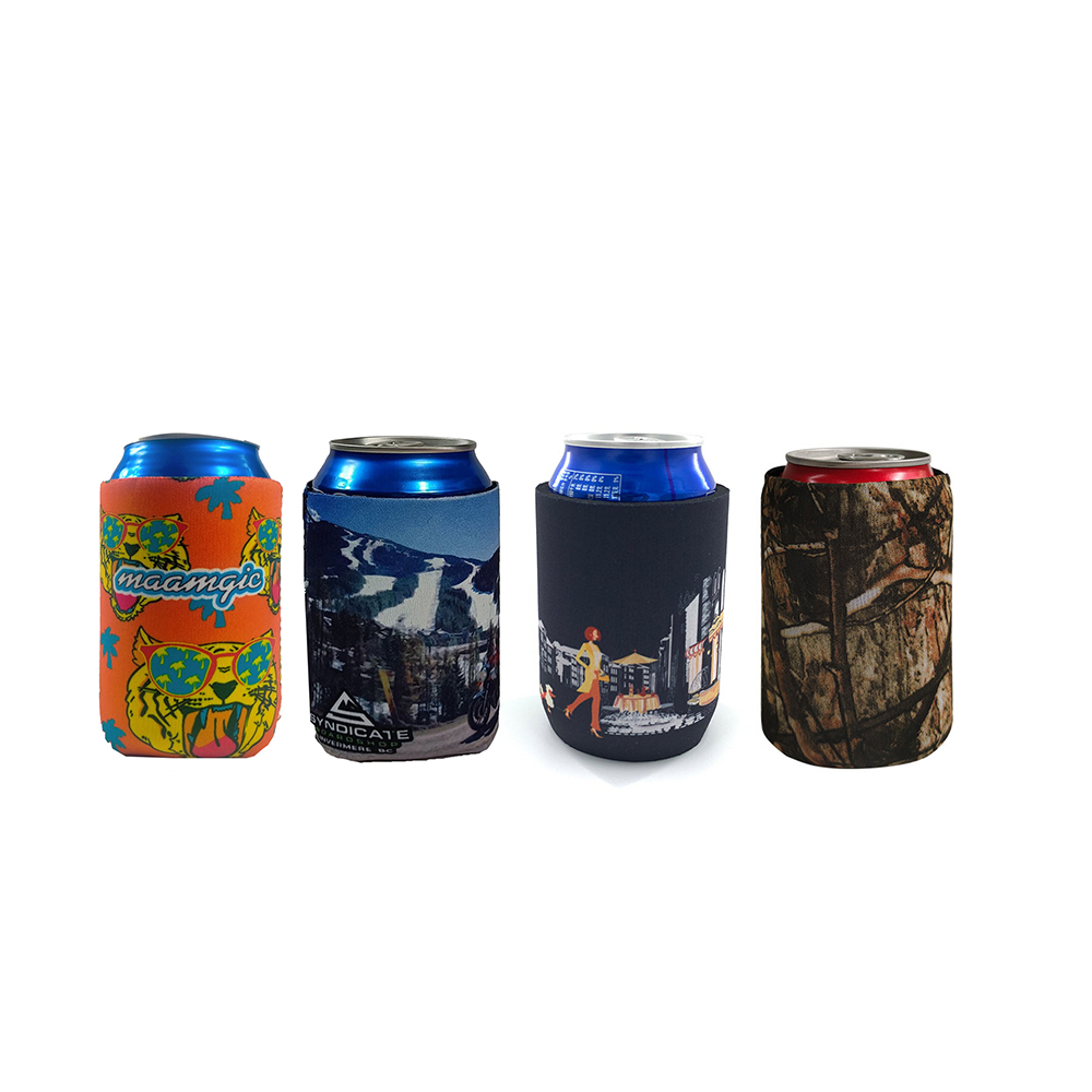 Изолированный холодильник для пивных бутылок 12 унций с индивидуальным дизайном, неопреновый держатель для пива, сублимационный охладитель для банок