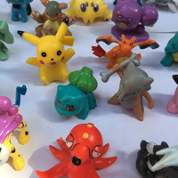 200 件/套 Pokemoned 口袋妖怪风格公仔随机迷你玩偶，多种角色风格，适合收藏