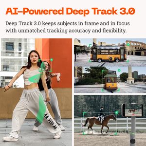 <span class=keywords><strong>Stabilisateur</strong></span> de cardan Insta360 Flow Pro AI pour smartphones, prise en charge <span class=keywords><strong>Apple</strong></span> DockKit, suivi panoramique infini 360, suivi de l'IA - Product Image 6