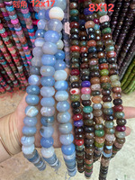 Agate lâche 10x14mm perles de boulier à facettes pour la fabrication de bijoux DIY