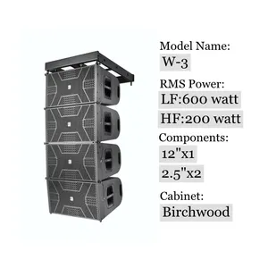 Sistema de Sonido Activo/Pasivo Pro Factory de 12 Pulgadas W-3&w-21/ W-3p&w-21p - Product Image 3