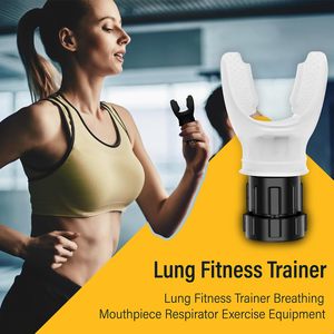Treinador de respiração para exercícios pulmonares de silicone preto, máquina para exercícios de respiração profunda, máquina para corrida e velocidade, equipamento para pulmões - Product Image 2