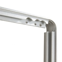 Profils de cadre en alliage d'aluminium usinés par CNC, cadres en aluminium intégrés pour moniteurs et caissons lumineux publicitaires
