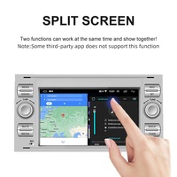 DVD Player Mobil Layar IPS 7 Inch 4 Core WIFI GPS Android 2 Din Stereo Mobil Audio Mobil untuk Ford Transit 2004-2008
