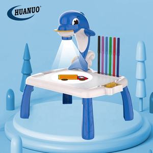Giocattoli Educativi per Bambini, Tavolo da <span class=keywords><strong>Disegno</strong></span> con Proiettore a Forma di <span class=keywords><strong>Delfino</strong></span>, Lavagna per Bambini - Product Image 1