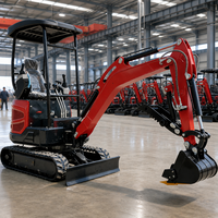 Mini-excavatrice EPA Kubota 2 tonnes 1,8 tonnes, prix usine, nouvelle pelle sur chenilles, petites excavatrices domestiques à vendre, prix des machines