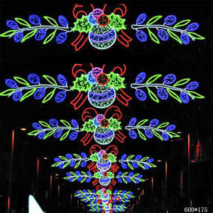 Luci Decorative Natalizie da Esterno a LED IP65 Marca ShengJia, Illuminazione Stradale 2D per Festival, Prezzo all'Ingrosso - Product Image 3