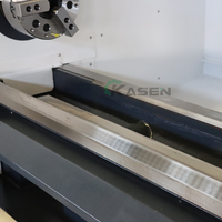 Tour CNC à lit plat pour métaux, système FANUC, 8 stations d'outillage, modèles CK6150 et CK6180, fabrication chinoise
