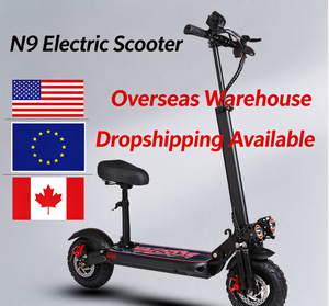 Scooter Eléctrico Plegable de Dos Ruedas, Negro, para Adultos, de Aleación de Aluminio, con Doble Suspensión, Largo Alcance (150 kg, 60 km), Resistente al Agua, con Control por Aplicación - Product Image 3