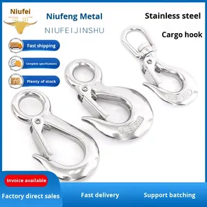 <span class=keywords><strong>Crochet</strong></span> <span class=keywords><strong>de</strong></span> levage en acier inoxydable 304, <span class=keywords><strong>crochet</strong></span> <span class=keywords><strong>de</strong></span> chargement, <span class=keywords><strong>crochet</strong></span> à fourche directionnel, anneau rotatif, <span class=keywords><strong>crochet</strong></span> <span class=keywords><strong>de</strong></span> traction <span class=keywords><strong>col</strong></span> <span class=keywords><strong>de</strong></span> <span class=keywords><strong>cygne</strong></span> à charge lourde, sans finition - Product Image 2