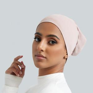 หมวกฮิญาบแบบสวมด้านใน สีพื้น สำหรับใช้ในชีวิตประจำวัน ปรับแต่งได้ สวมใส่สบาย ระบายอากาศได้ดี ยืดหยุ่น นุ่ม เหมาะสำหรับผู้หญิง - Product Image 2