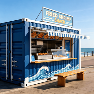 Prefab Restaurant Container Restaurant Shipping Container Cafe Mobile Coffee Container Shop - Product Image 5