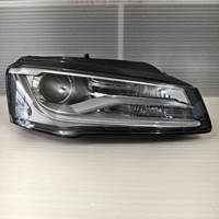 Bloc optique avant à lentille xénon d'origine usine, configuration basse, pour Audi A8 2014-2017, avec feux de jour LED DRL