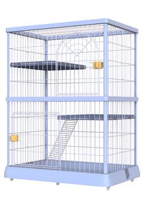 <span class=keywords><strong>Cage</strong></span> de luxe multicouche pour chat avec base plus large petit grand bac à litière pour chat Maison pour chat villa <span class=keywords><strong>cage</strong></span> - Product Image 4