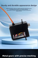 Servo Digital Ligero Feetech FT2806M 6V 6kg.cm 180 Grados con Engranaje Metálico para Articulaciones de Micro Robots, Enseñanza STEM con Montaje en PCB
