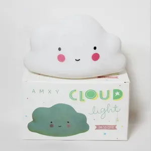 Cute Silicone Cloud Star Moon Bedroom Ins 3D Unicorn Cartoon MINI Night Lights LED Lamp Children Luminous Toy Creative Gift