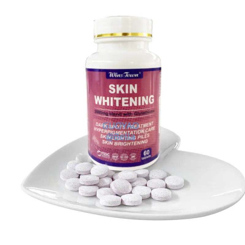 Whitening pills Natural organic herbs beauty glow dark spots collagen Skin lightening tablet for women