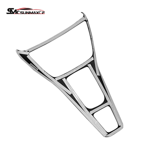 Sunmax pour Benz <span class=keywords><strong>AMG</strong></span> <span class=keywords><strong>GT</strong></span> GTR GTS C190 R190 2015-2018 fibre de carbone voiture Console <span class=keywords><strong>centrale</strong></span> panneau de changement de vitesse couverture accessoires intérieurs - Product Image 5