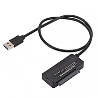 Câble externe USB 3.0 SATA avec port DC pour disque dur 2,5 pouces et 3,5 pouces, câble Easy Drive Plug and Play