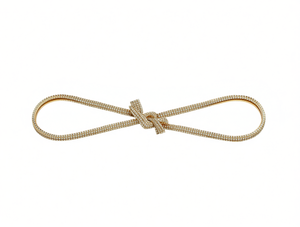 Catena da Vita per Donna in Lega d'Acciaio Placcata Oro con Strass, Design a Fiocco, Gioiello Glamour per il Corpo, Uso Quotidiano, Lunghezza Standard - Product Image 1