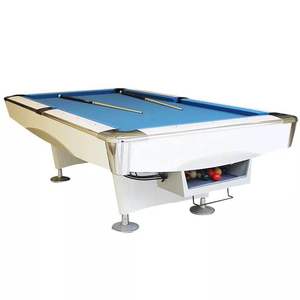 最も安いファンシースレートプールテーブル標準ブラック8ビリヤードテーブル9ft/8ft - Product Image 1