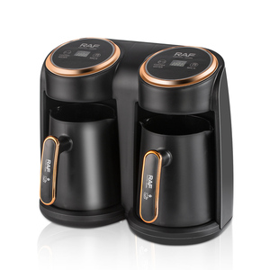 RAF 600W caffettiera <span class=keywords><strong>turca</strong></span> doppia capacità 300ml multi uso birrificio elettrico per caffè acqua e latte con design moderno - Product Image 1