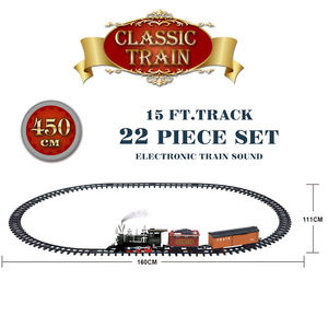 Set di treni giocattolo per bambini dal Design classico con luce per fumatori e <span class=keywords><strong>suono</strong></span> <span class=keywords><strong>del</strong></span> <span class=keywords><strong>treno</strong></span> - Product Image 5
