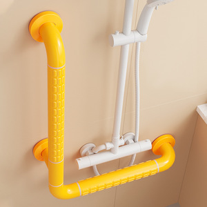 Pasamanos en forma de L para baños, barras de seguridad antideslizantes para personas mayores y mujeres embarazadas, capacidad de carga de 120 kg - Product Image 1