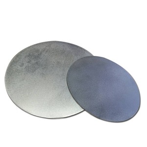 <b>Sandblasted</b> Matte 304 Stainless Steel Circle Circular Cutting Sheet for Hardware Accessories Lamp Base Production - Product Image 2