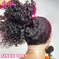 Perruque de 40 pouces, 360 pour Invisi-String, sans colle, 13x6, en cheveux humains vierges bruts, avec dentelle frontale HD complète, qualité premium, indienne, ondulation Body Wave et Water Wave