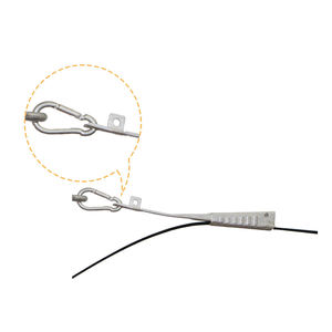 Suministro de fábrica ADSS <span class=keywords><strong>Cable</strong></span> de alimentación de <span class=keywords><strong>fibra</strong></span> <span class=keywords><strong>óptica</strong></span> y abrazadera de <span class=keywords><strong>cable</strong></span> de caída redonda - Product Image 2