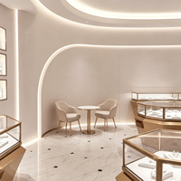 Solution clé en main pour bijouterie, service de design et de décoration intérieure pour toute la boutique
