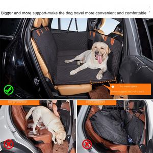 Material Oxford, hamaca para coche para mascotas, asiento trasero, Perrera de viaje para perros, almohadilla dura para coche, cubierta para asiento trasero con patrón de animales para gatos - Product Image 3