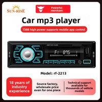 Reproductor MP3 Universal para Auto, Radio FM, Cargador USB Doble, Reproducción desde Memoria
