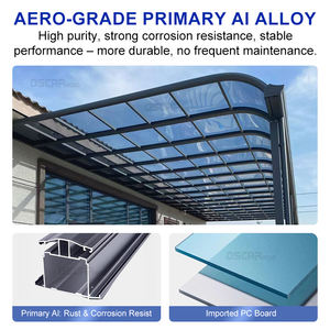 <span class=keywords><strong>Auvent</strong></span> manuel pour <span class=keywords><strong>porte</strong></span> d'entrée extérieure, protection UV, plusieurs tailles, revêtement thermolaqué, adapté aux maisons, balcons, entrées - Product Image 6