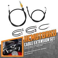 Kit d'extension de câbles de commande de moto, faisceau de câbles d'embrayage et de frein pour Harley Low Rider S ST Fat Bob Softail 2025-2026