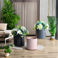 Décoration de jardin de Pot de Cactus en céramique émaillée de couleur de haute qualité pour la plantation de fleurs Design mignon pour les hôtels de bureau
