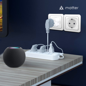 SIXWGH Compatible avec <span class=keywords><strong>Google</strong></span> <span class=keywords><strong>Home</strong></span> Assistant, prise intelligente WiFi 16A EU Matter, compatible avec <span class=keywords><strong>Nest</strong></span> Hub, Android/iOS, prise de courant française - Product Image 4