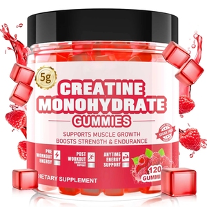 Gummies de créatine OEM les plus vendues pour la gym – Énergie pré-entraînement, créatine monohydrate en poudre, gommes pour le développement musculaire - Product Image 1
