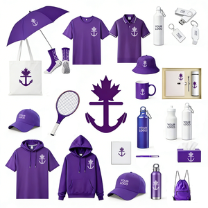 Promotional Custom Logo One-Stop Corporate Hoodie T Shirt Backpack Umbrella Mug Box Notebook Office Gift Set